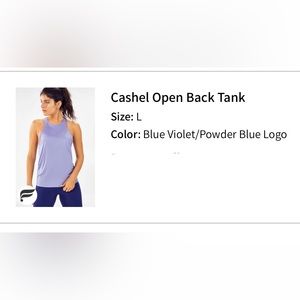 COPY - Fabletics Cashel Open Back Tank